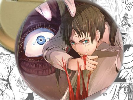 Значок Ерен Атака Титанів Attack on Titan 003171 Круглий