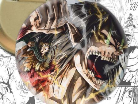 Значок Атака Титанів Attack on Titan 003173 Круглий