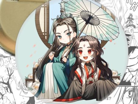 Значок Scum Villain's Self-Saving System, 003302 Круглий