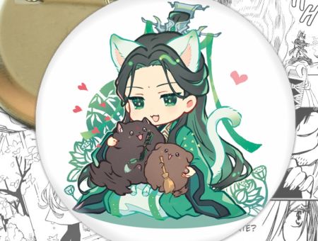 Значок Scum Villain's Self-Saving System, 003304 Круглий