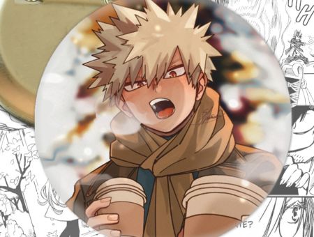 Значок Моя геройська академія Кацуки Бакуго Boku no Hero Academia 003310