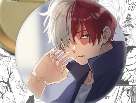 Значок Boku no Hero Academia 003316 Круглий