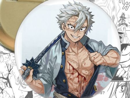 Значок Санемі Шинадзугава Клинок, що розтинає демонів Demon Slayer 003332 Круглий