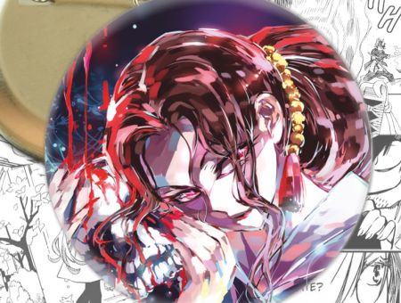 Значок Мудзан Клинок, що розтинає демонів Demon Slayer 003345 Круглий