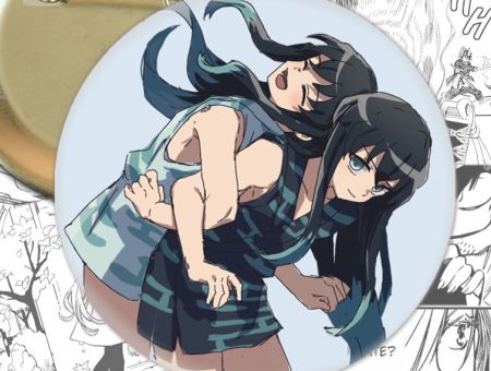 Значок Муічіро Клинок, що розтинає демонів Demon Slayer 003353 Круглий