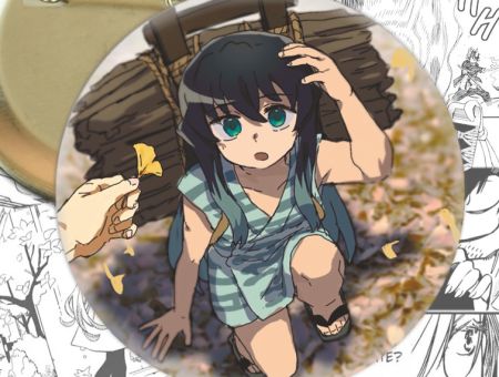 Значок Муічіро Клинок, що розтинає демонів Demon Slayer 003354 Круглий