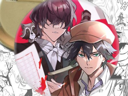 Значок Ранпо з По Bungo Stray Dogs 003370 Круглий