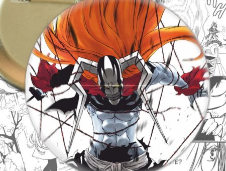 Значок Bleach Бліч Ічіго  003388 круглий