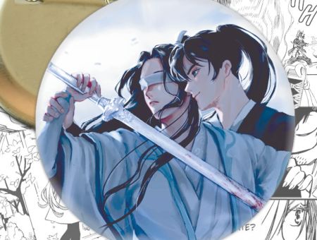 Значок Mo Dao Zu Shi Магістр диявольського культу 003401 Круглий