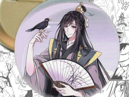 Значок Mo Dao Zu Shi Магістр диявольського культу 003403 Круглий