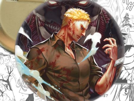 Значок Райнер Атака Титанів Attack on Titan 003492 Круглий