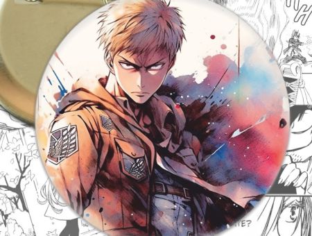 Значок Райнер Атака Титанів Attack on Titan 003495 Круглий