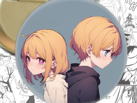 Значок Аквамарин і Рубі , Зіркове дитя Oshi no Ko 003555