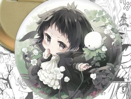 Круглий Значок Bungo Stray Dogs Акутагава 003645