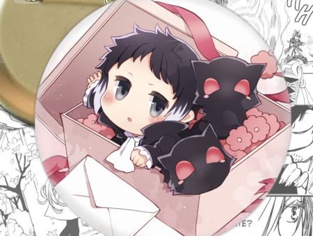 Круглий Значок Bungo Stray Dogs Акутагава 003647