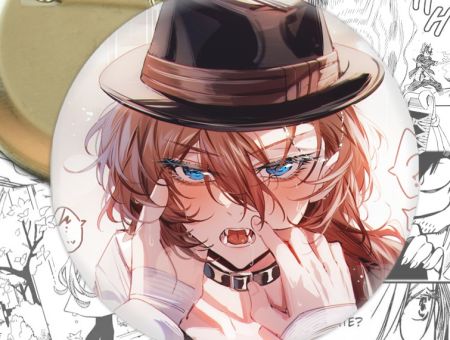 Круглий Значок Чуя Bungo Stray Dogs 003651