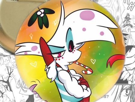 Круглый значок Hazbin Hotel 003700