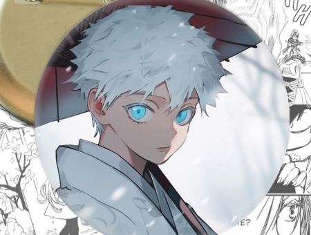 Круглый значок Магическая Битва Jujutsu Kaisen 003714