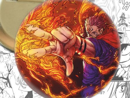 Rруглый значок Jujutsu Kaisen Магическая Битва 003717