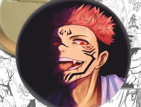 Rруглый значок Jujutsu Kaisen Магическая Битва 003719