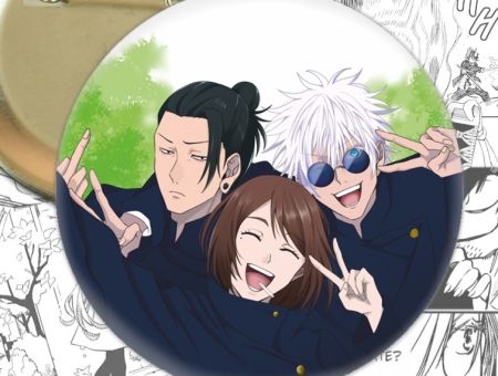 Круглый значок Магическая Битва Jujutsu Kaisen 003724