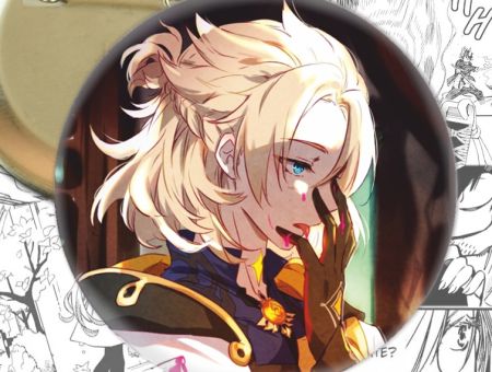 Значок Геншин Імпакт Альбедо Genshin Impact 003757