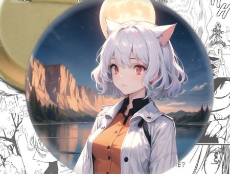 Круглый значок Hunter x Hunter  Охотник х Охотник 003778