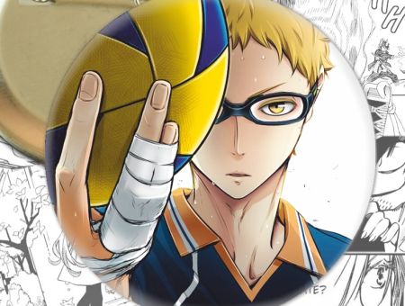 Значок Волейбол!! Цукішима Haikuyy!! 003788