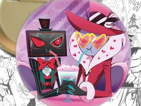 Значок Отель Хазбин Валентино Вокс Hazbin Hotel 003799