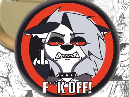 Круглий значок Пекельний Босс Helluva Boss 003816