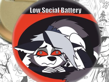 Круглий значок Пекельний Босс Helluva Boss 003817