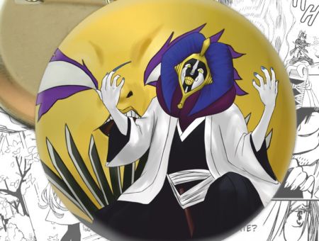 Значок Bleach Бліч 003821 Круглый 