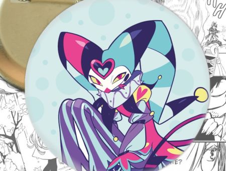 Круглий значок Фіззароллі Пекельний Босс Helluva Boss 003855