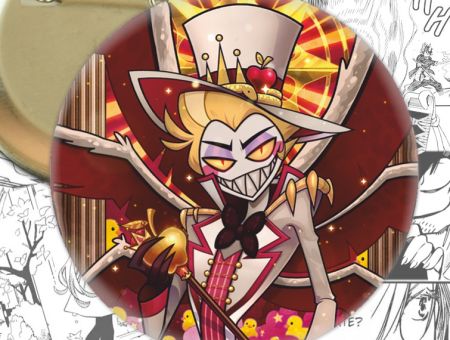 Значок Отель Хазбин Люцифер Hazbin Hotel 003950