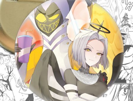 Значок Отель Хазбин Адам и Лют Hazbin Hotel 003981