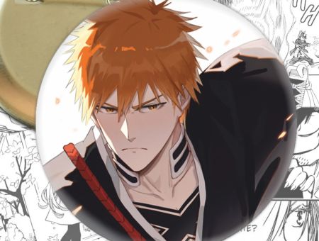 Значок Bleach Бліч Ічіго  003388 003989