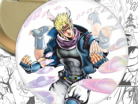 Круглый значок Цезарь ДжоДжо Jojo's Bizarre Adventure  004024