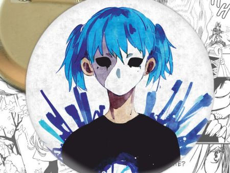 Круглий Значок Sally Face 004040