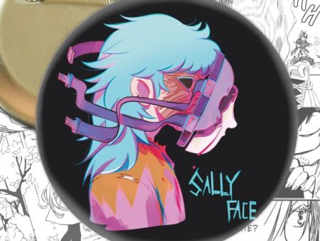 Круглий Значок Sally Face 004048