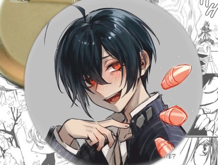 Значок Шуїчі Danganronpa 004118