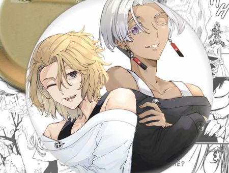 Значок Майкі та Ізана Курокава Токійські месники Tokyo Revengers 004126