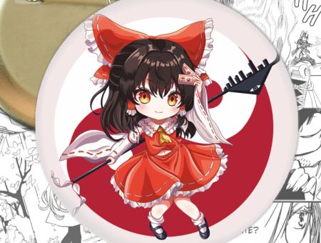 Значок Рейму Тохо проект Touhou Project 004439