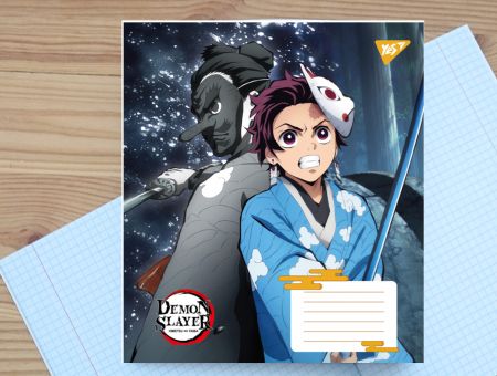 Зошит Demon slayer. Power Танджіро 767245-4, клітинка 18 аркушів 