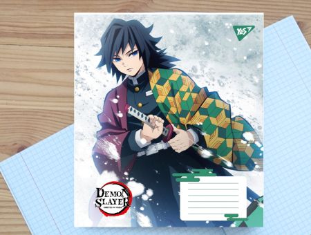 Зошит Demon slayer. Power Гію Томіока 767245-5, клітинка 18 аркушів 