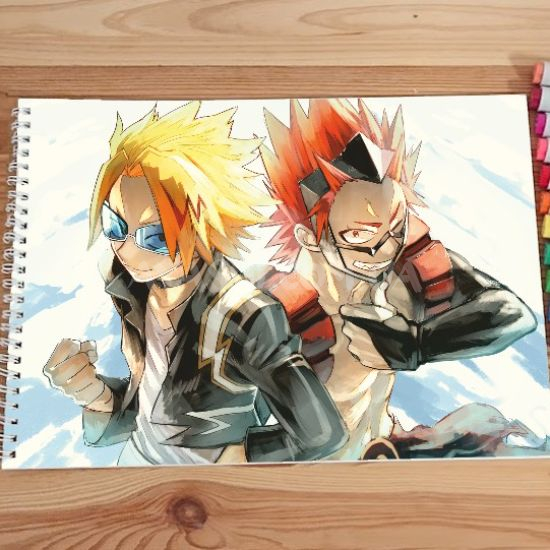 Альбом для малювання №0008 А4 Boku no Hero Academia  під маркери та олівці (20 сторінок щільність 160г/м)