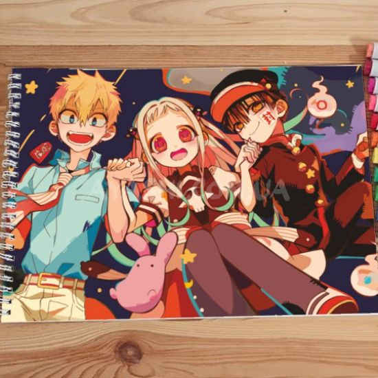 Альбом для малювання №0028 А4 Toilet-bound Hanako-kun  Під Маркери та олівці (20 сторінок щільність 160г/м)