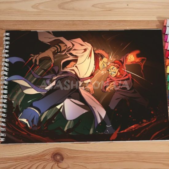 Альбом для рисования №0033 А4 Jujutsu Kaisen Під Маркери та олівці (20 сторінок щільність 160г/м)