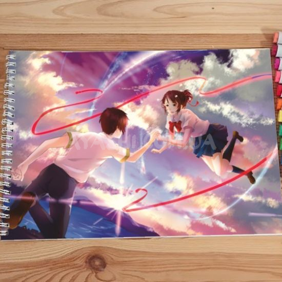 Альбом для малювання №0039 А4 Your Name Під Маркери та олівці (20 сторінок щільність 160г/м)