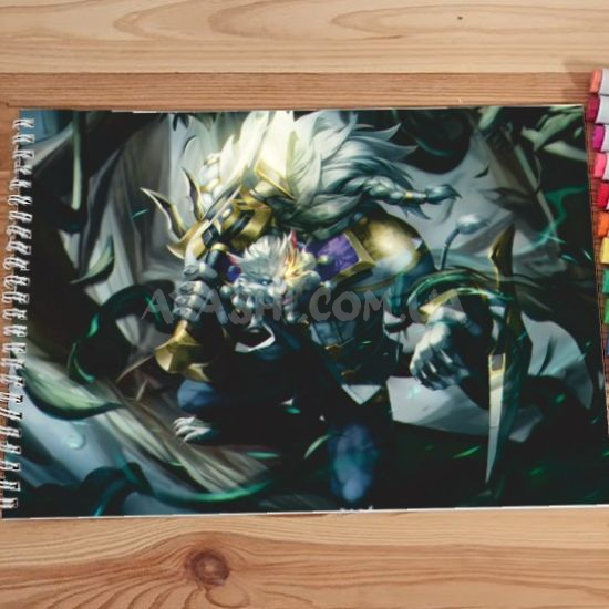 Альбом для рисования №0043 А4 League of Legends Під Маркери та олівці (20 сторінок щільність 160г/м)