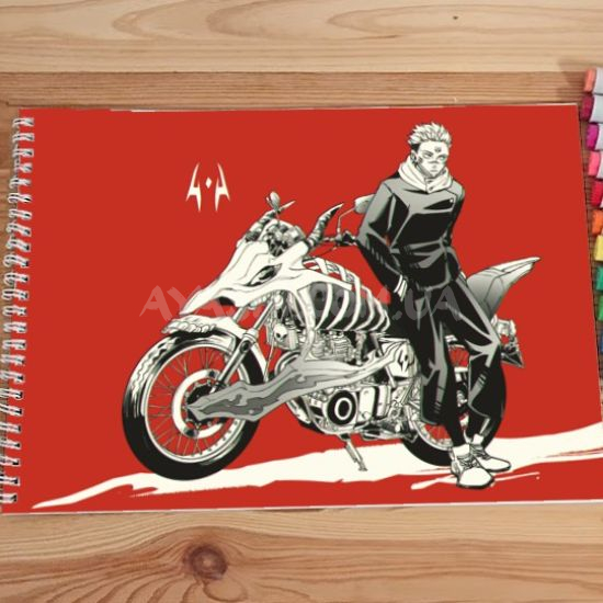 Альбом для малювання №0047 А4 Jujutsu Kaisen Під Маркери та олівці (20 сторінок щільність 160г/м)